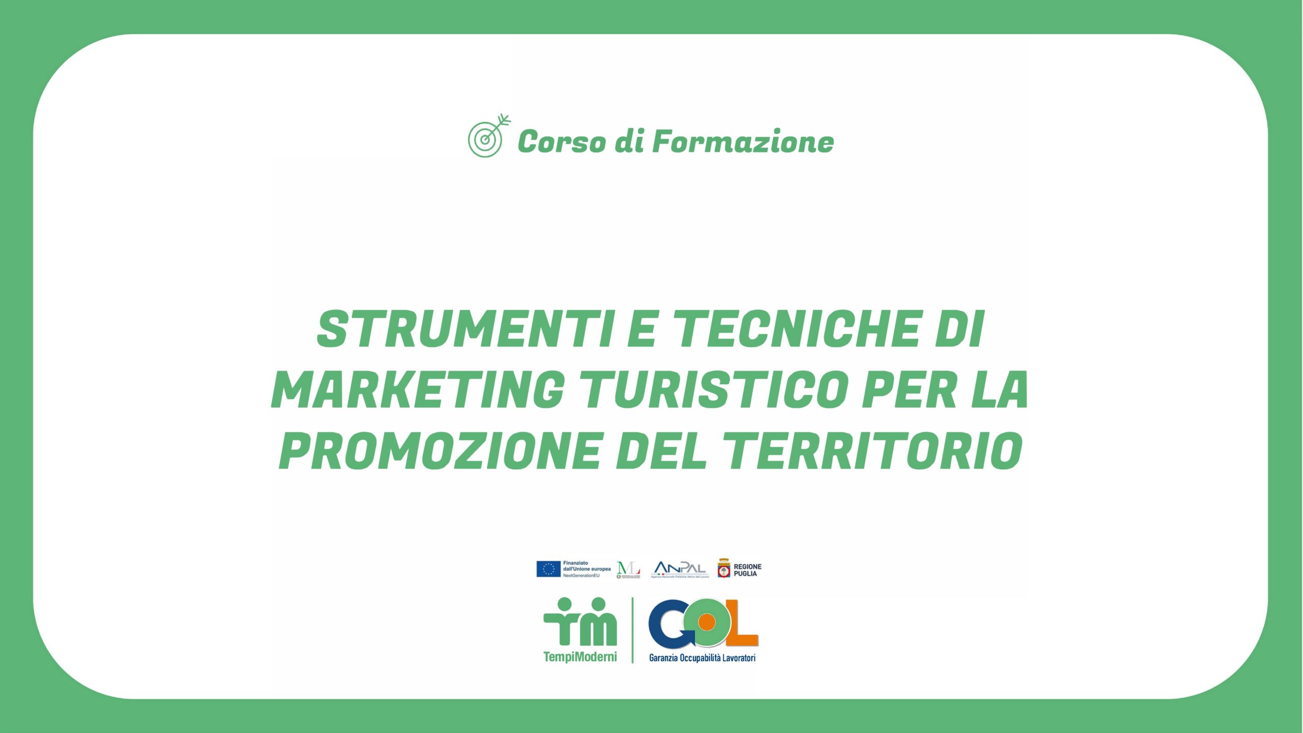 Vieste – Par GOL Puglia – Formazione – Marketing Turistico per la promozione del Territorio